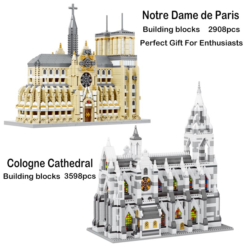 Kids Toys Paris - Notre-Dame De Paris Kölner Kathedraal Bouwstenen