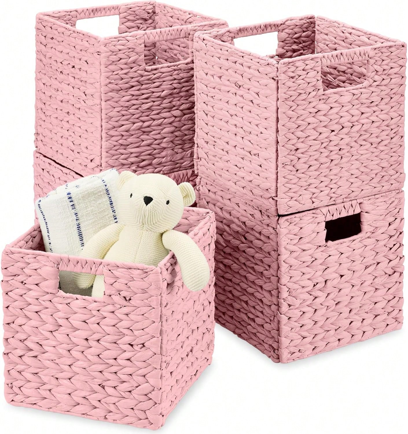 Kids Toys Basket - 10,5x10,5 inch pakket van 5 opbergmanden