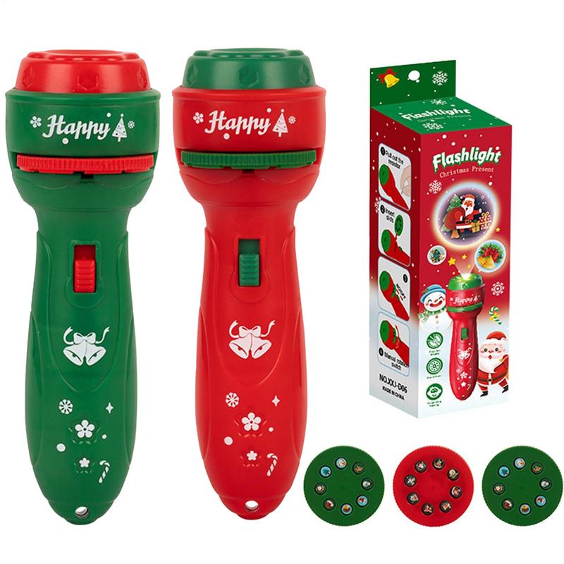 Kids Toys Cartoon Images - Kerst Handheld Zaklamp projectielamp speelgoed voor