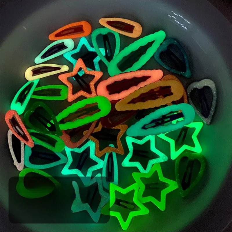 Glow In Dark Stars - 10 stuks kleurrijke, in het donker