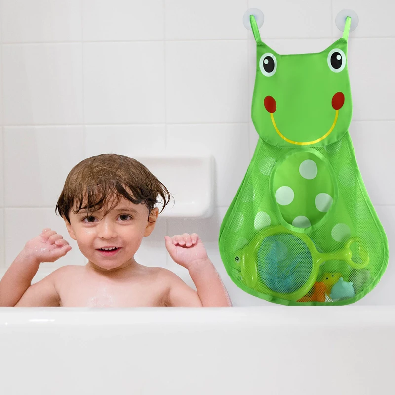 Kids Toys Basket - Baby badkamer netzak met cartoon dierenfiguren,