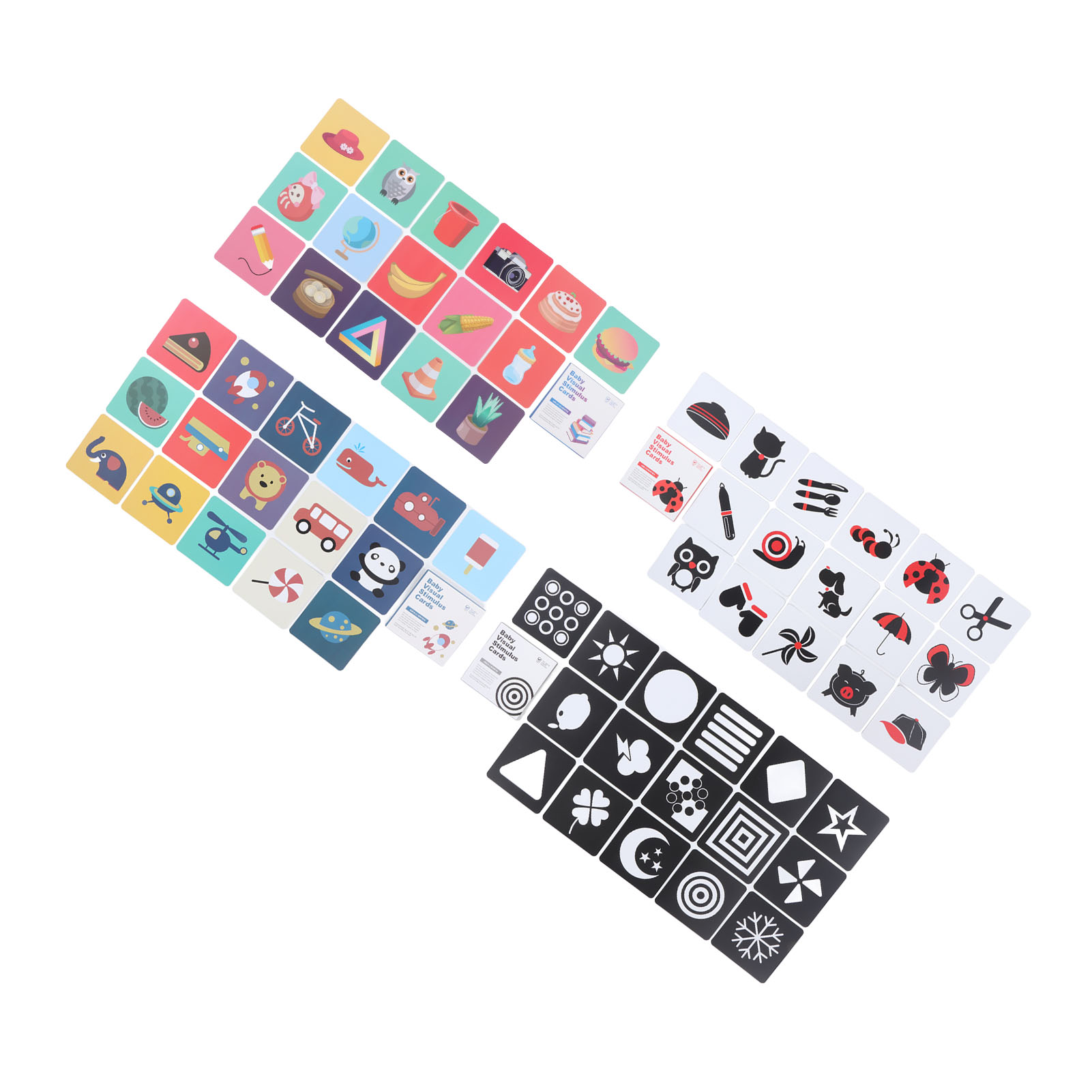 Educational Flash Card - ZK40 64 stuks hoog contrast baby