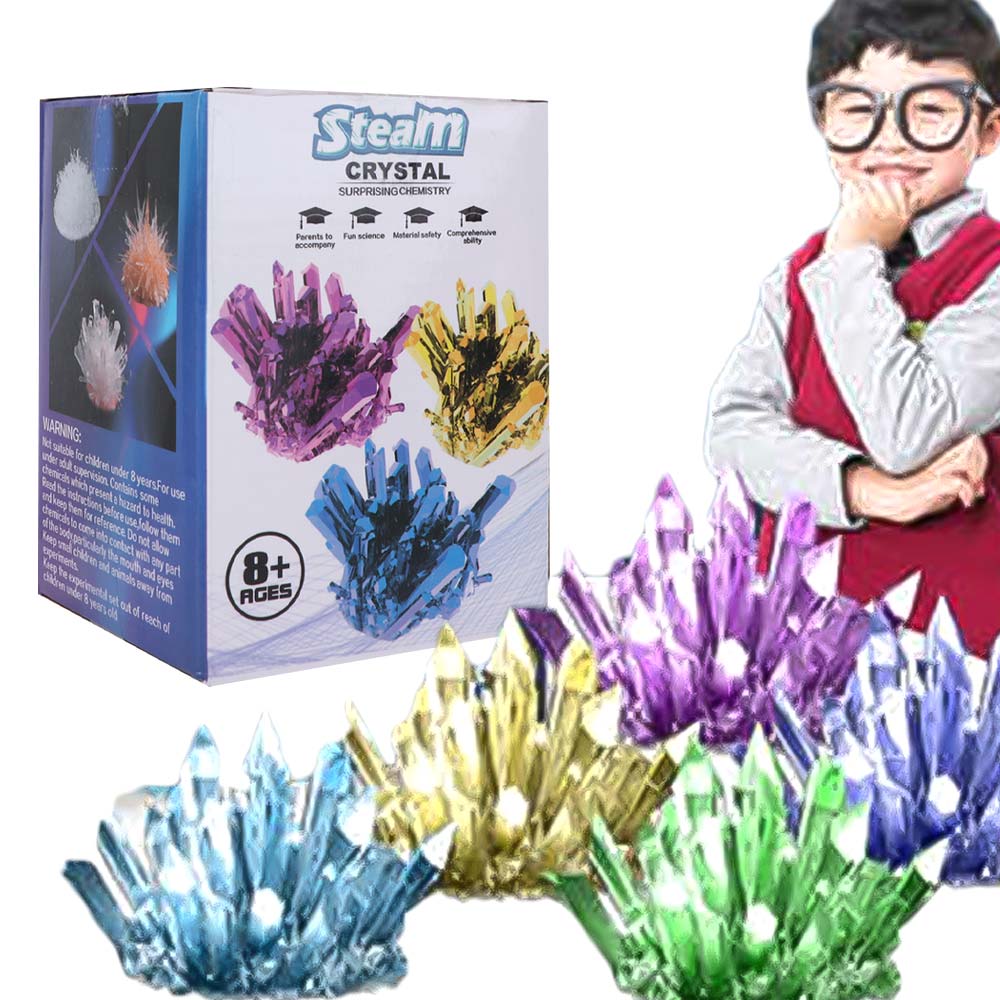 Science Experiment Kit - Kristallen kweken Kristallen kweken Wetenschapskit Gekleurde