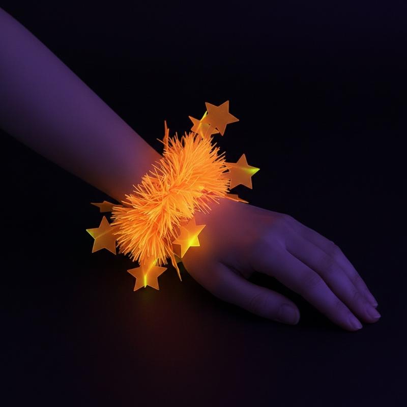 Glow In Dark Stars - Neon Glow Star Lei Set UV-reactieve