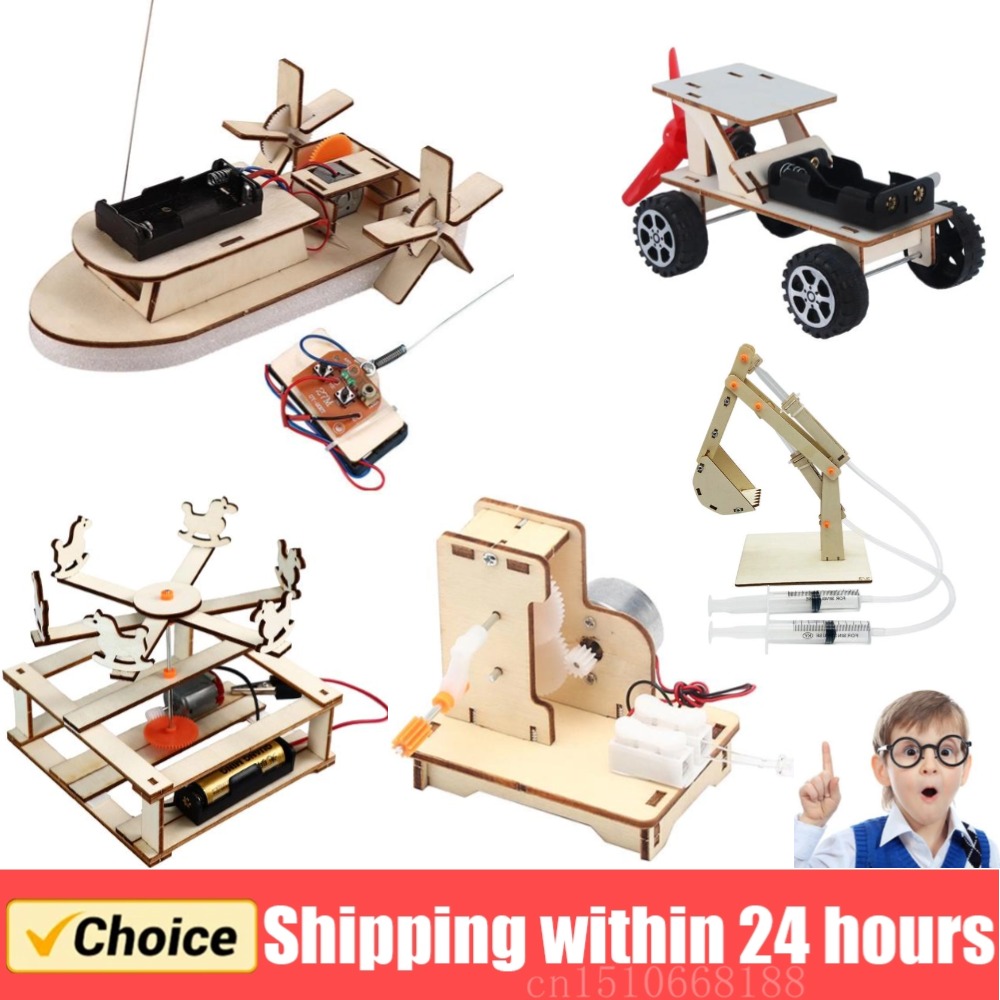 Science Experiment Kit - Diy Boat Model Science Speelgoed Kids