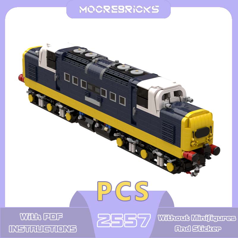 Popular Kids Xmas Toys - MOC Populaire Rail Class 55. Locomotief
