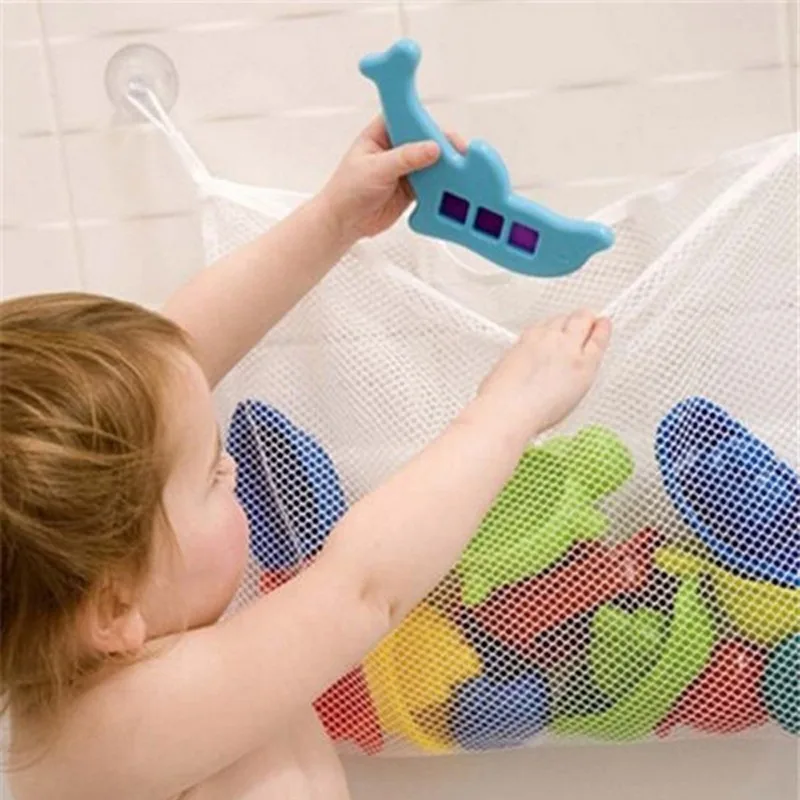 Kids Toys Basket - Babybadkamer Mesh Badtas Kids Cartoon Mand