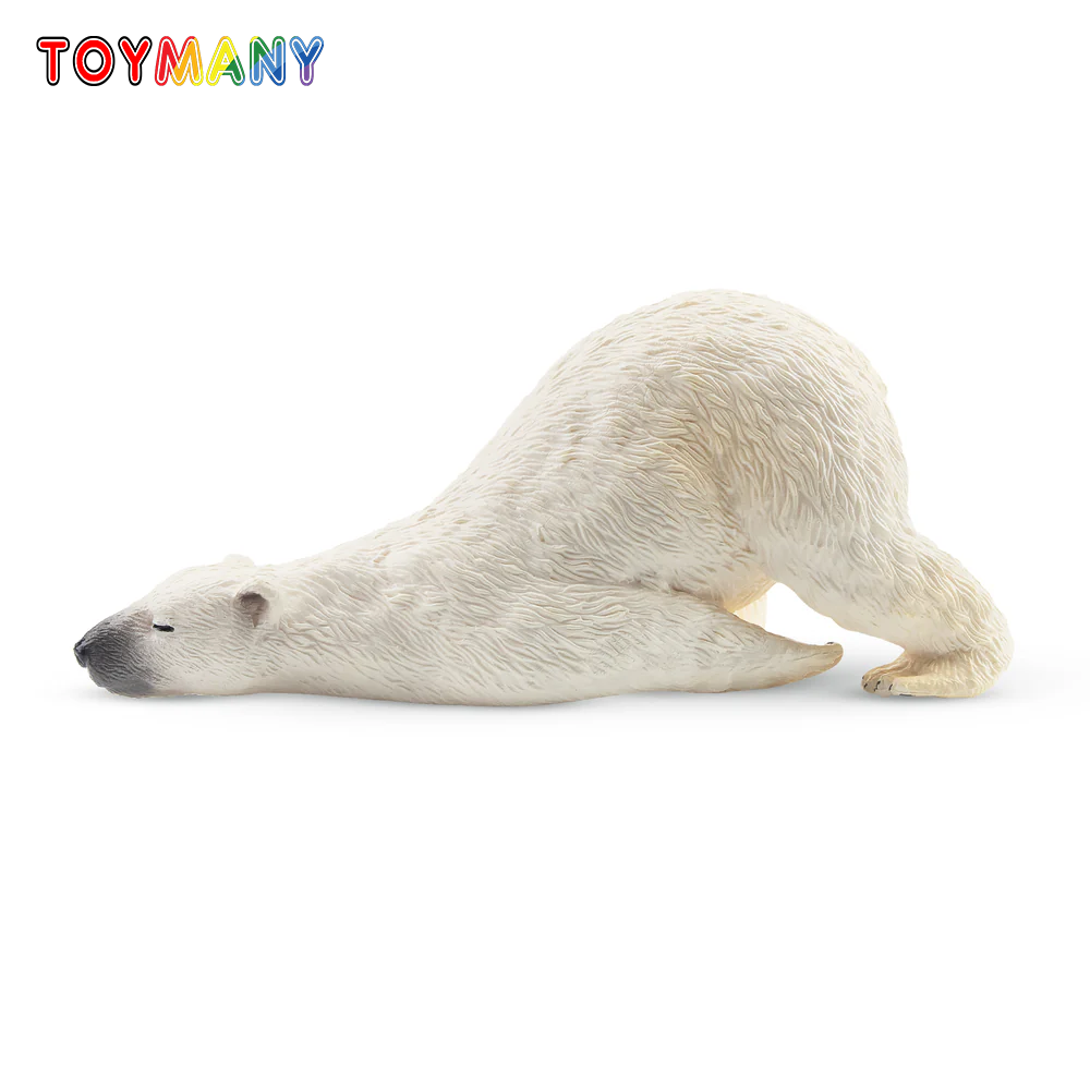 Kids Toys Under $5 - Toymany Simulatie Liggen Volwassen Ijsbeer Diermodel
