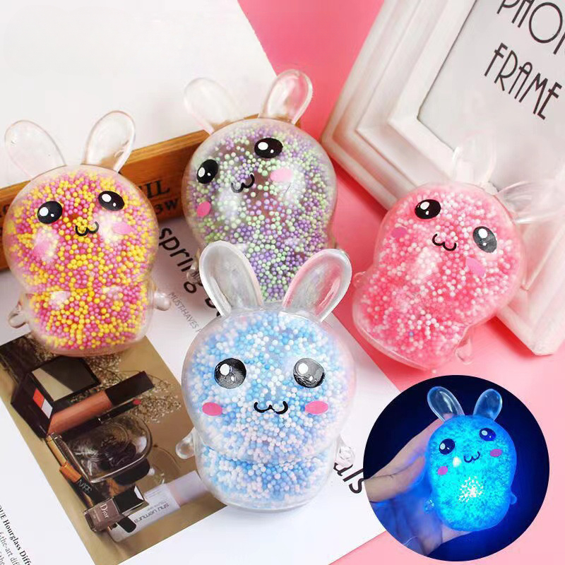 Kids Toys Basket - 1/6 Stuks Squishy Bunny Stress Ballen