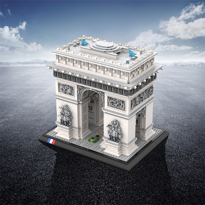 Kids Toys Paris - 4445PCS Arc de Triomphe Model Bouwstenen