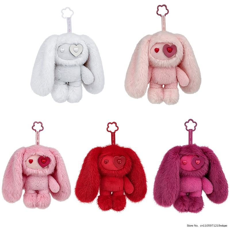 Kids Toys Under $5 - Schattige Juju Konijn Pluche Sleutelhanger Hartvormige