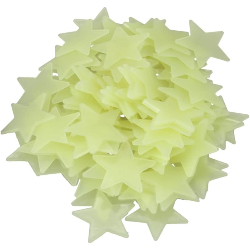 Glow In Dark Stars - 100 stuks Glow-in-the-dark sterrenstickers, 3D lichtgevende