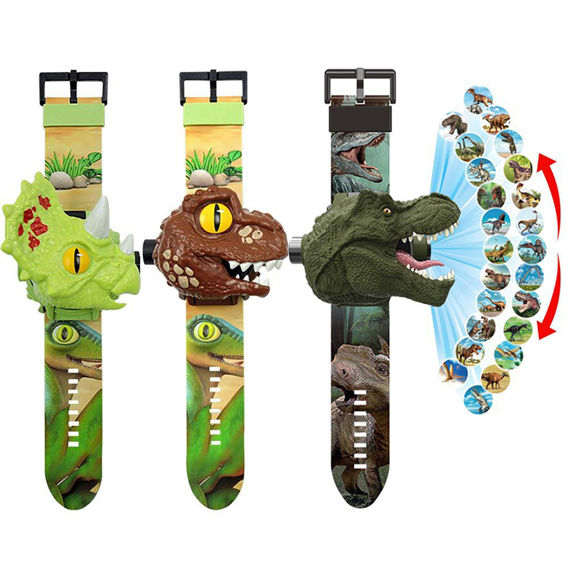 Kids Toys Cartoon Images - 24-imagische projectie kinderhorloges dinosaurus dier cartoon