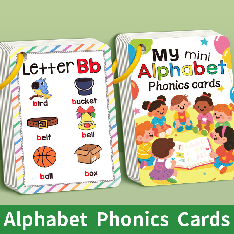 Educational Flash Card - 27 stks/set Leerkaart Cartoon Engels Alfabet