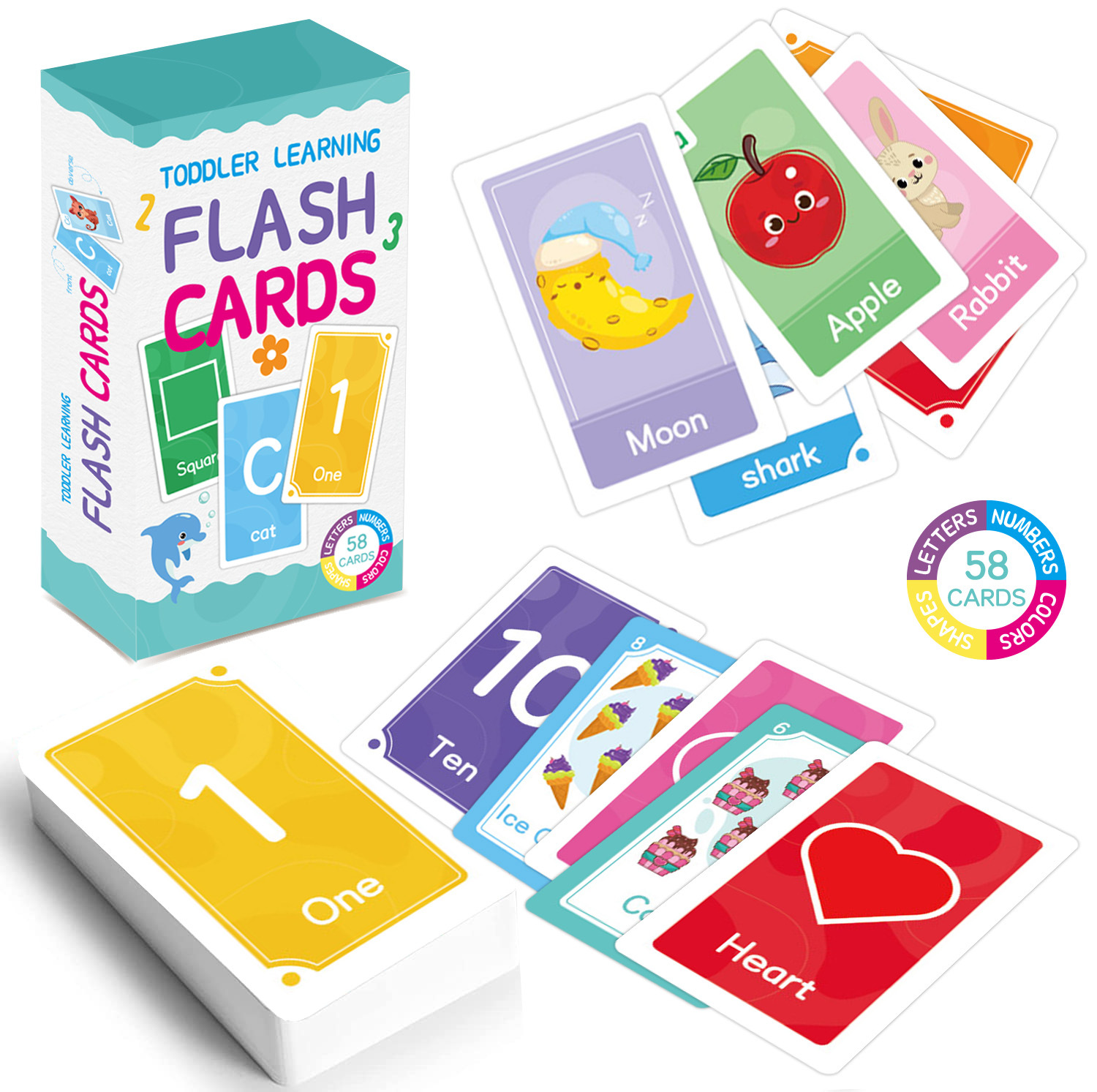 58 stuks ABC Alfabet Flashcard - Educational Flash Card recensie en prijs