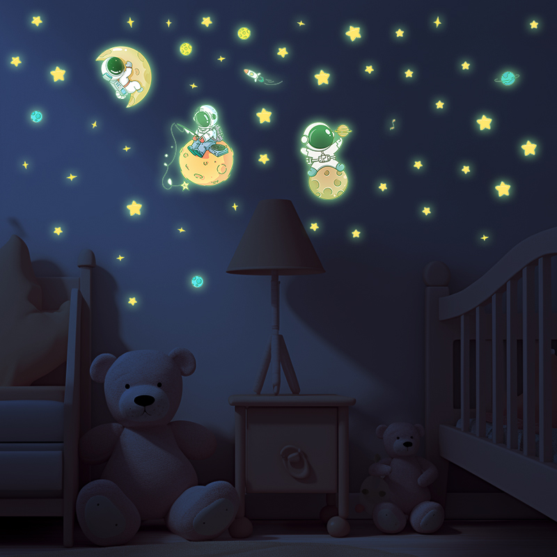 Astronaut Maan Thema Lichtgeve - Glow In Dark Stars recensie en prijs