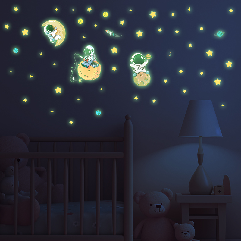 Astronaut Maan Thema Lichtgeve - Glow In Dark Stars recensie en prijs