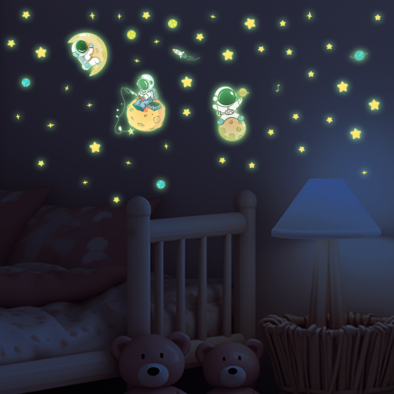 Astronaut Maan Thema Lichtgeve - Glow In Dark Stars recensie en prijs