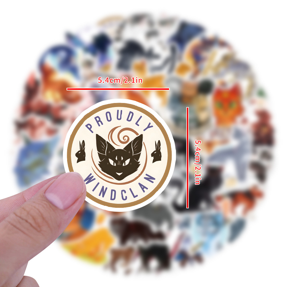 60PCS Warriors Cats Secundaire - Kids Toys Cartoon Images recensie en prijs