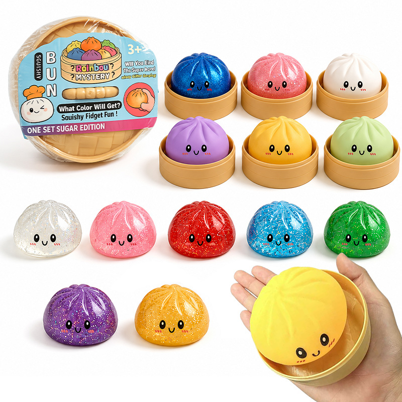 Glitter Dumpling Squishy Toy J - Kids Toys Basket recensie en prijs