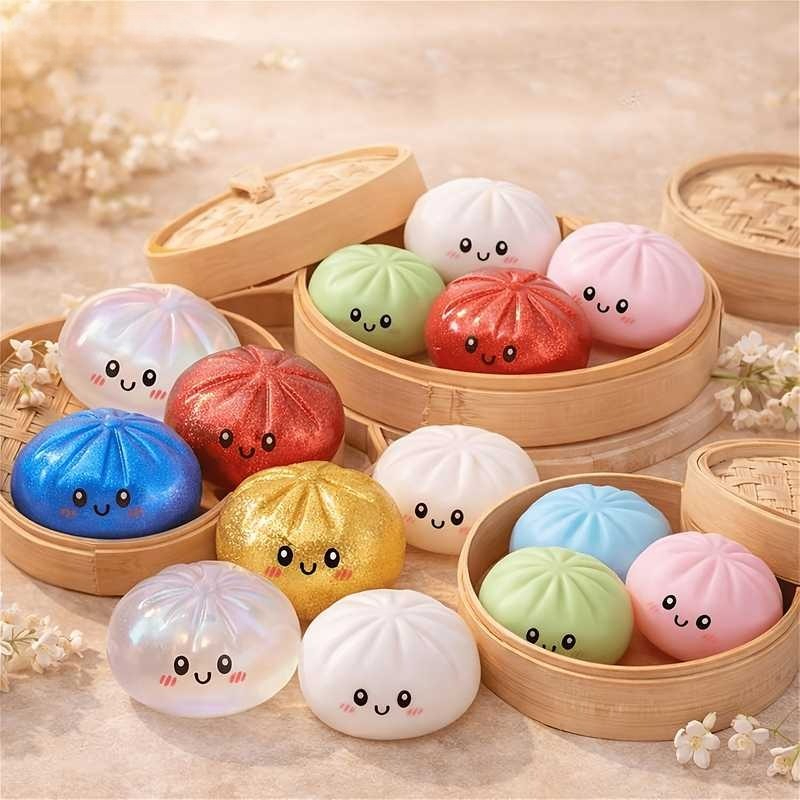 Glitter Dumpling Squishy Toy J - Kids Toys Basket recensie en prijs