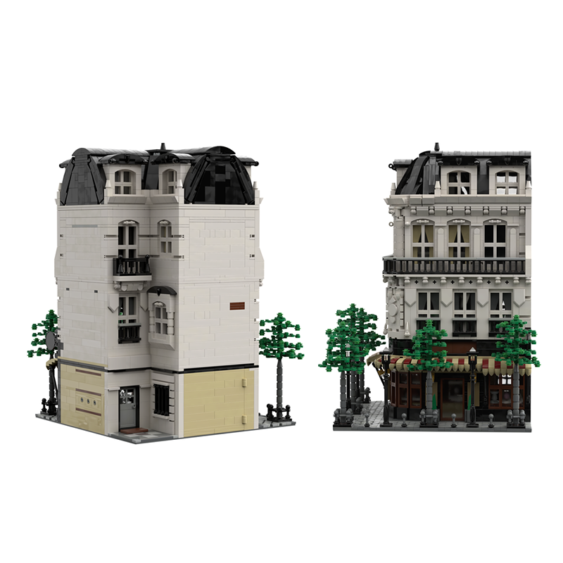 4204pcs MOC Parijs Boulangerie - Kids Toys Paris recensie en prijs