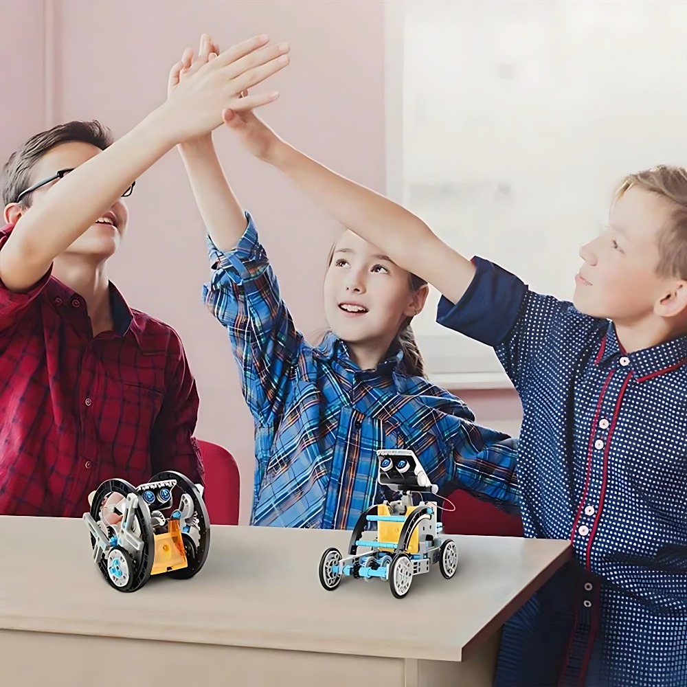 Zonne-robot bouwstenen 12 in 1 - Science Experiment Kit recensie en prijs