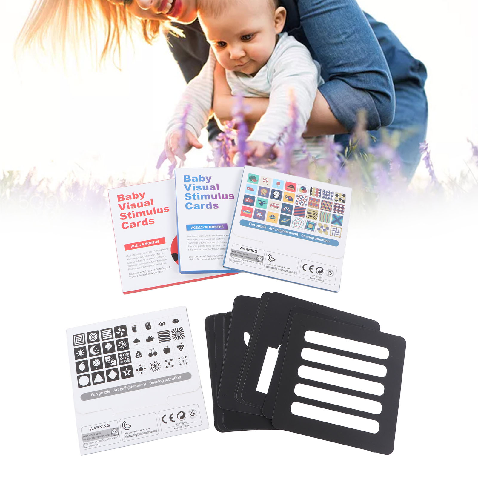 ZK40 64 stuks hoog contrast ba - Educational Flash Card recensie en prijs