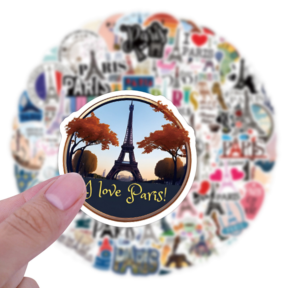 110PCSFrance Parijs Stickers R - Kids Toys Paris recensie en prijs