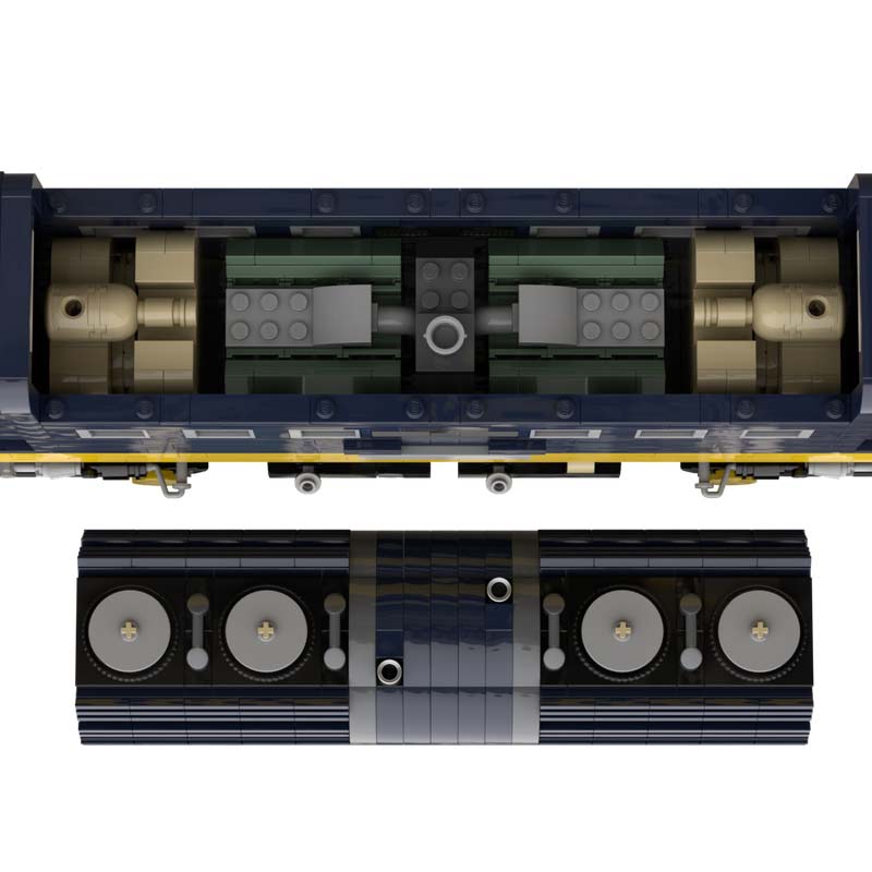 MOC Populaire Rail Class 55. L - Popular Kids Xmas Toys recensie en prijs