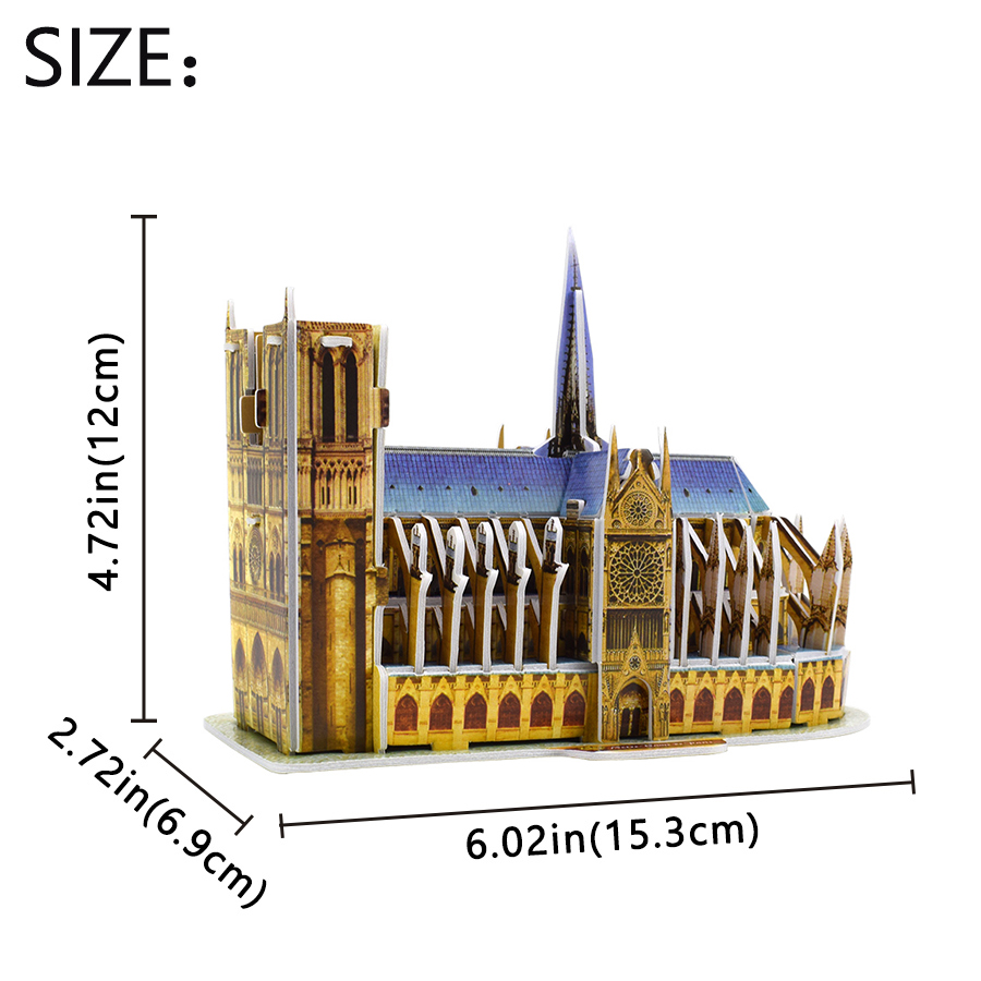 3D Puzzel Notre Dame De Paris  - Kids Toys Paris recensie en prijs