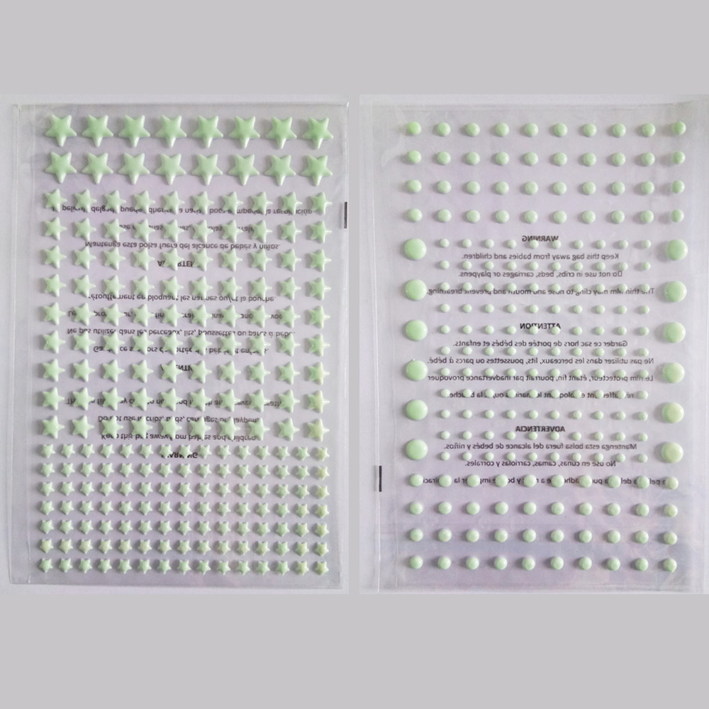 202 stks/set 3D Bubble Sterren - Glow In Dark Stars recensie en prijs
