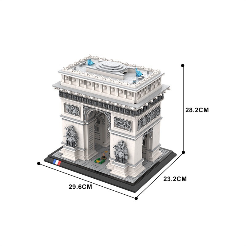 4445PCS Arc de Triomphe Model  - Kids Toys Paris recensie en prijs