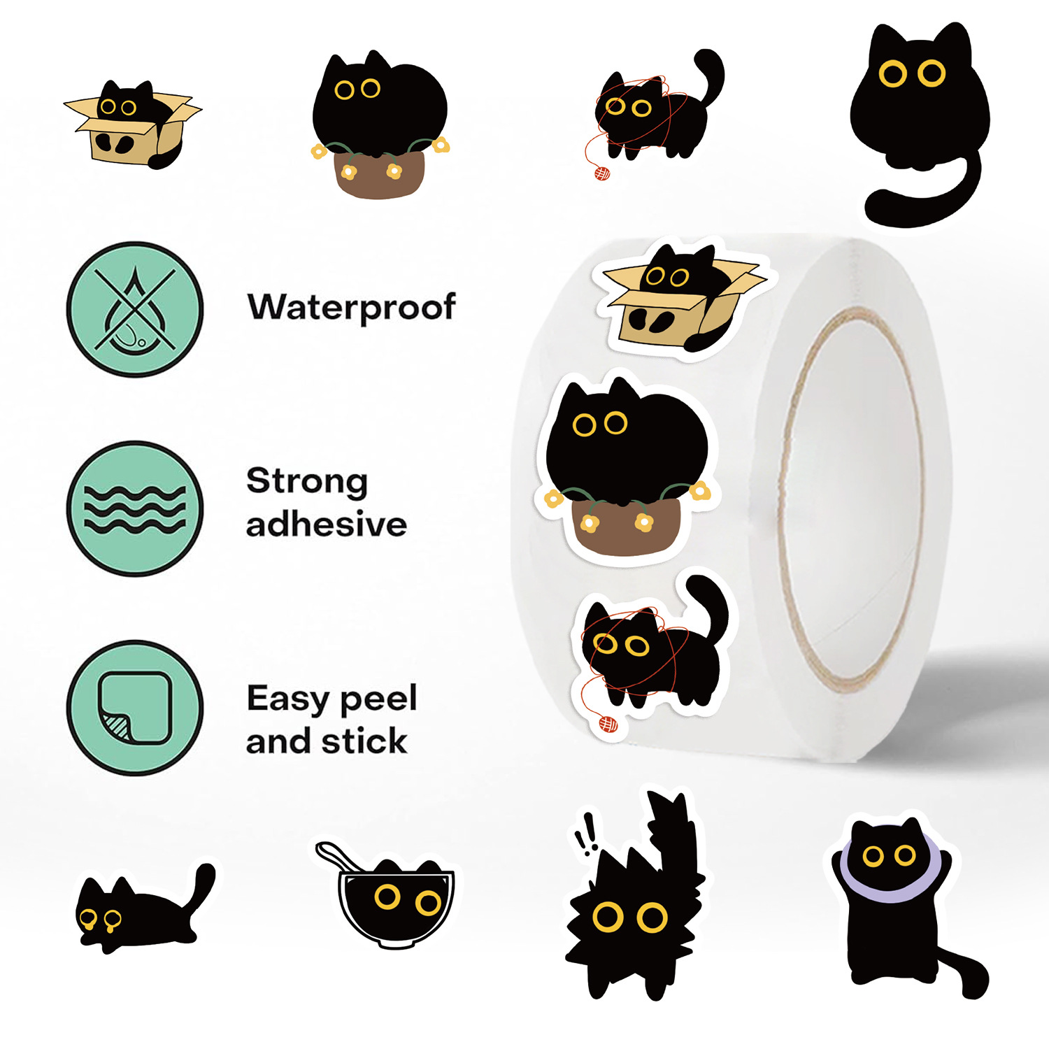 100-500 Stuks Cartoon Kat Roll - Kids Toys Names recensie en prijs