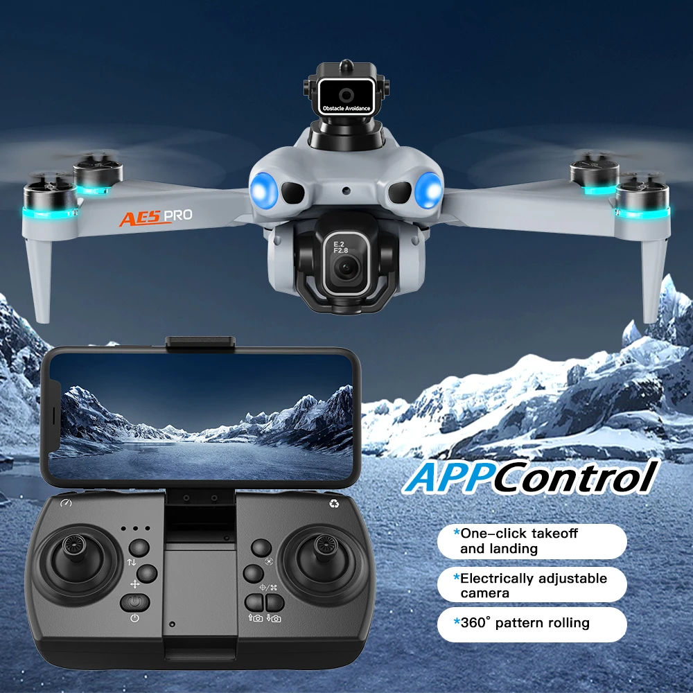 AE5 Pro Drone 8K HD 4,5 inch s - Toys For Kids Video recensie en prijs