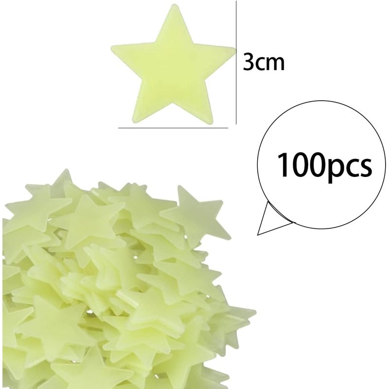 100 stuks Glow-in-the-dark ste - Glow In Dark Stars recensie en prijs