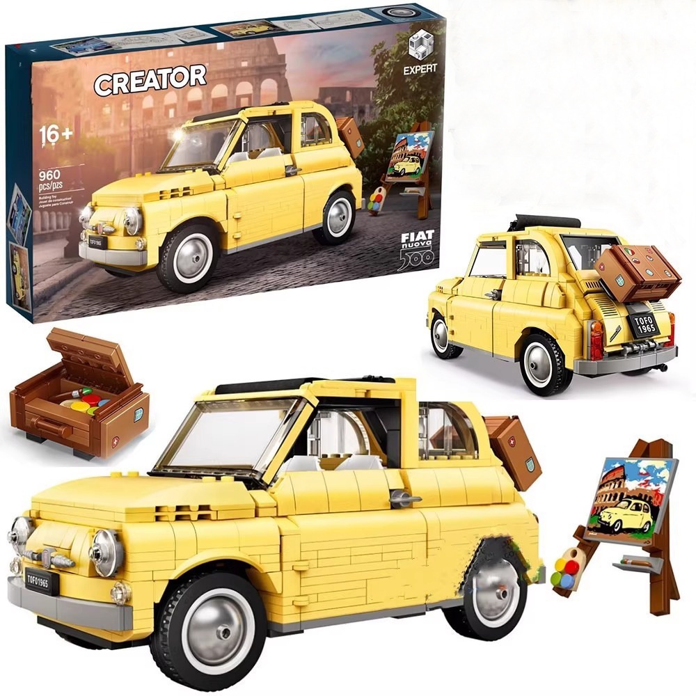 Compatibel Lego 10271 Fiat 500 - Kids Toys Under 500 recensie en prijs