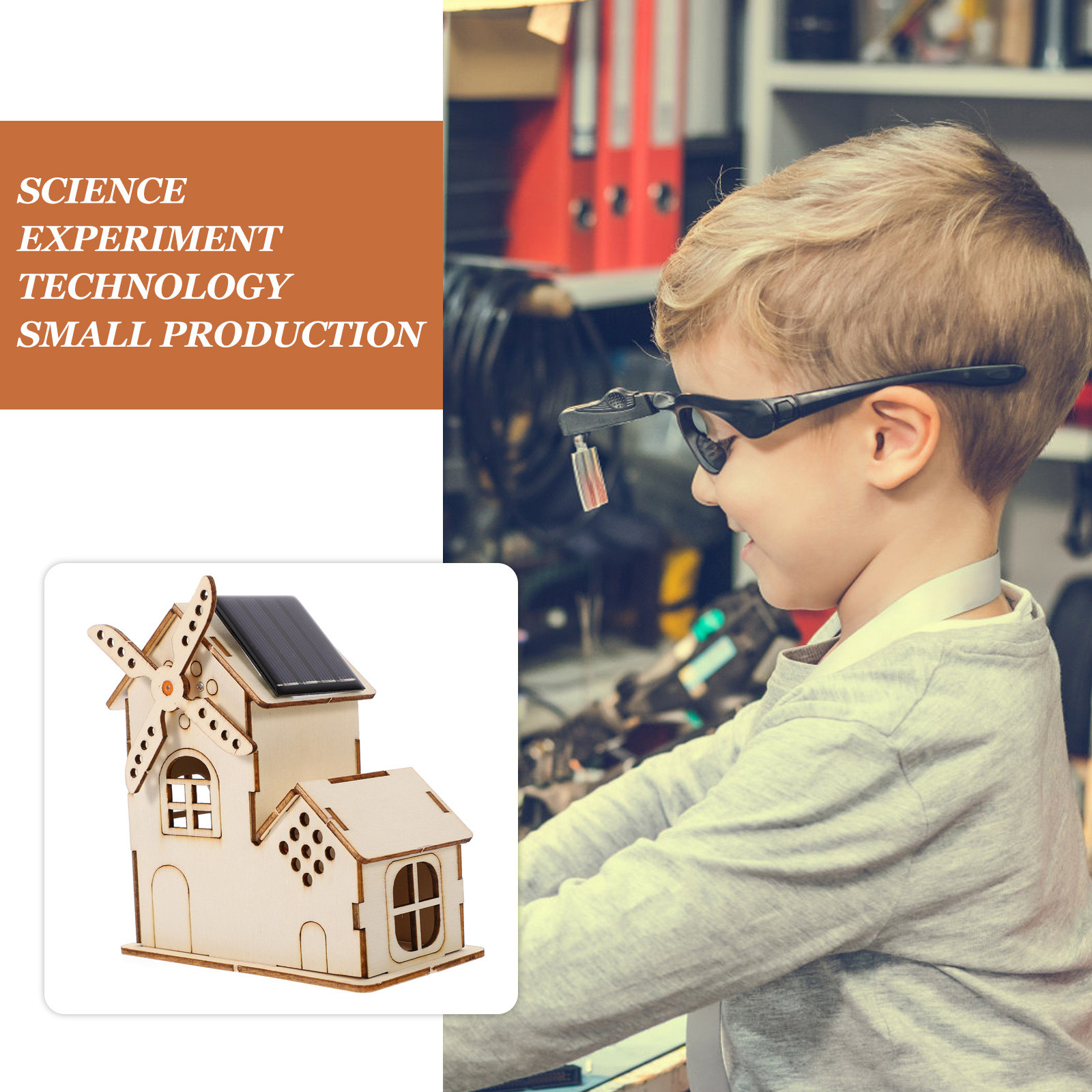1Set Zonne-Windmolen Bouwpakke - Science Experiment Kit recensie en prijs