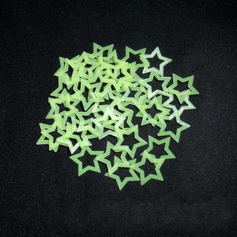 3D Hollow Star Energie Opslag  - Glow In Dark Stars recensie en prijs