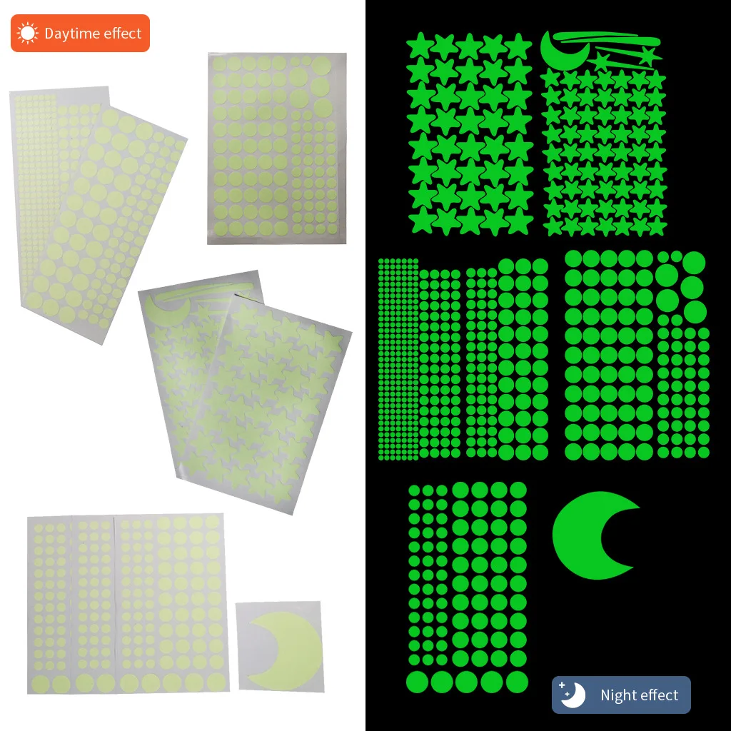 Lichtgevende maansterren muurs - Glow In Dark Stars recensie en prijs