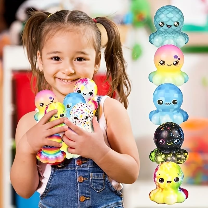 6/12PCS Octopus Slow Squishy S - Kids Toys Basket recensie en prijs