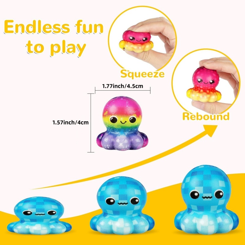 6/12PCS Octopus Slow Squishy S - Kids Toys Basket recensie en prijs